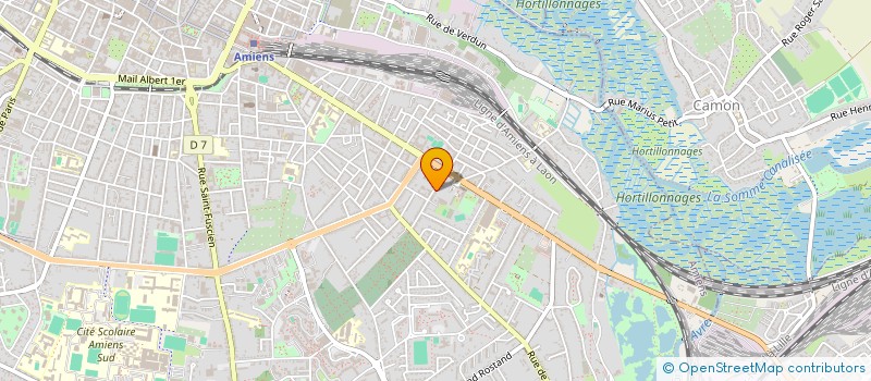 localisation de l'entreprise SCI LES ROSSIGNOLS  AMIENS