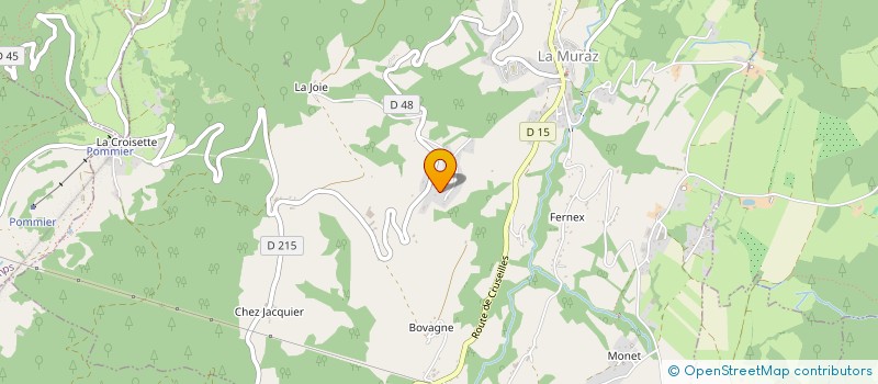 localisation de l'entreprise SCI LES ROSSY  LA MURAZ