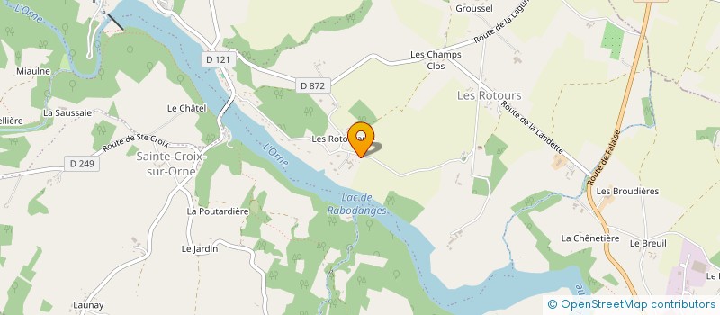 localisation de l'entreprise SCI LES ROTOUREAUX à PUTANGES-LE-LAC
