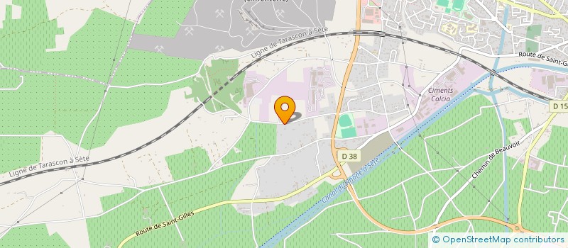 localisation de l'entreprise SCI LES ROUBINES  BEAUCAIRE