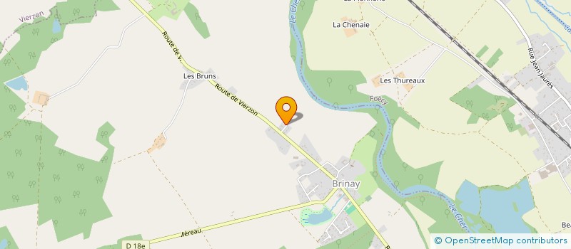 localisation de l'entreprise SCI LES ROUBIS  PREUILLY