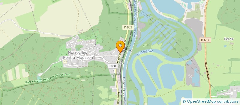 localisation de l'entreprise SCI LES ROUGES EAUX  NORROY-LES-PONT-A-MOUSSON