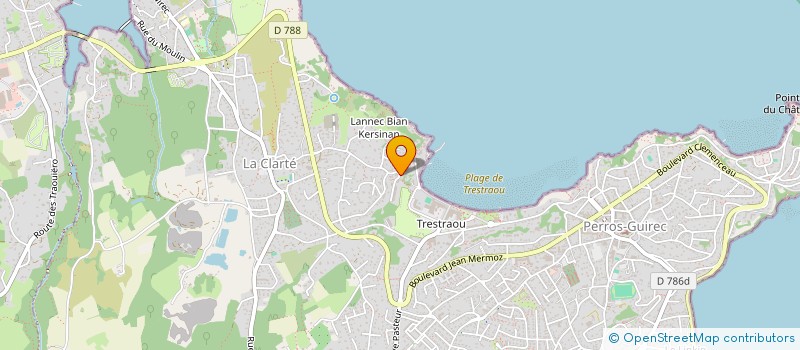 localisation de l'entreprise SCI LES ROUGES GORGES 14  PERROS-GUIREC