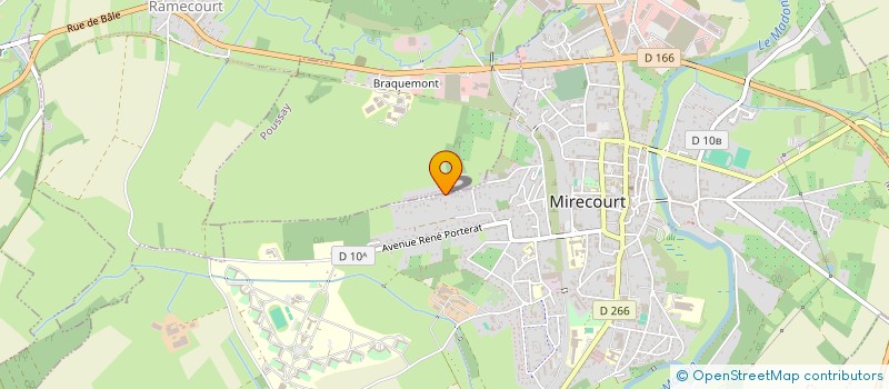 localisation de l'entreprise SCI LES ROUGES TERRES  MIRECOURT