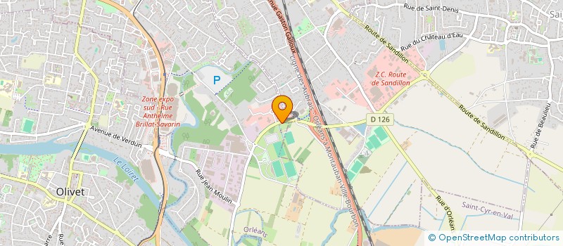 localisation de l'entreprise SCI LES ROULETTES à ORLEANS