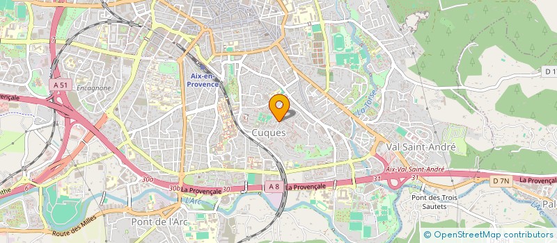localisation de l'entreprise SCI LES ROUMANIONS  AIX-EN-PROVENCE