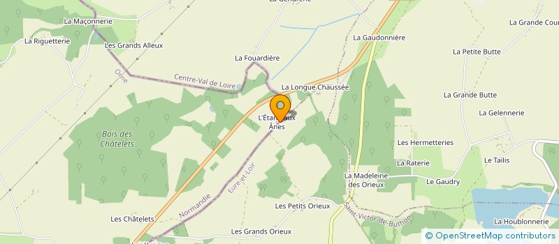localisation de l'entreprise SCI LES ROUSSEAUX à LA MADELEINE-BOUVET