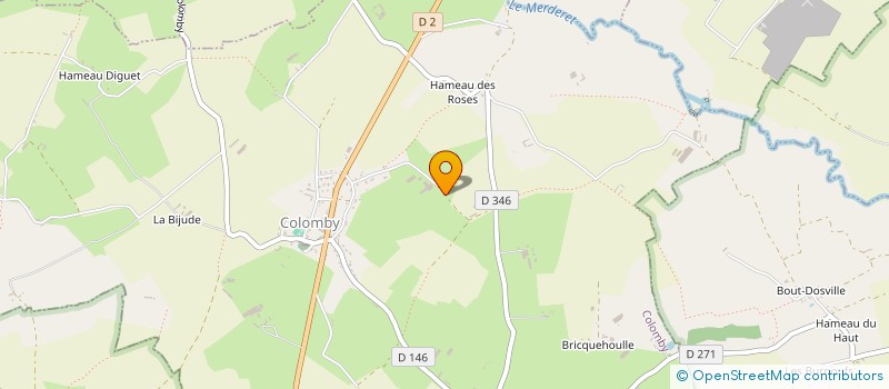 localisation de l'entreprise SCI LES ROUSSES  BRIX