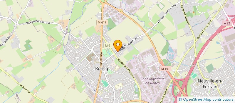 localisation de l'entreprise SCI LES ROUSSES à RONCQ