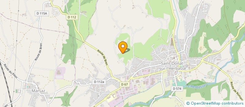 localisation de l'entreprise SCI LES ROUSSIERES  CLERIEUX