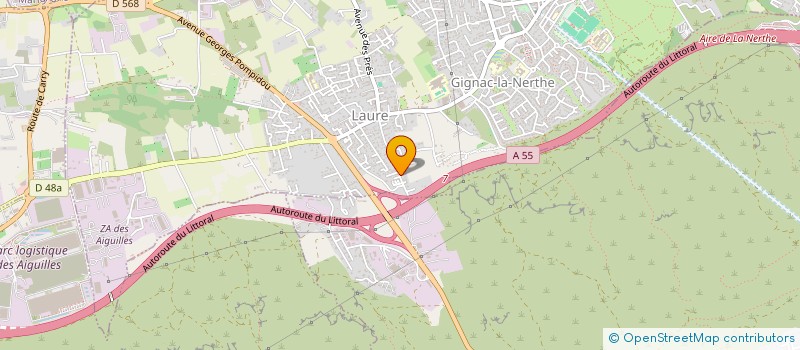 localisation de l'entreprise SCI LES ROUVRES à GIGNAC-LA-NERTHE