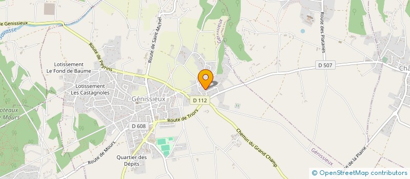 localisation de l'entreprise SCI LES ROYETS  GENISSIEUX