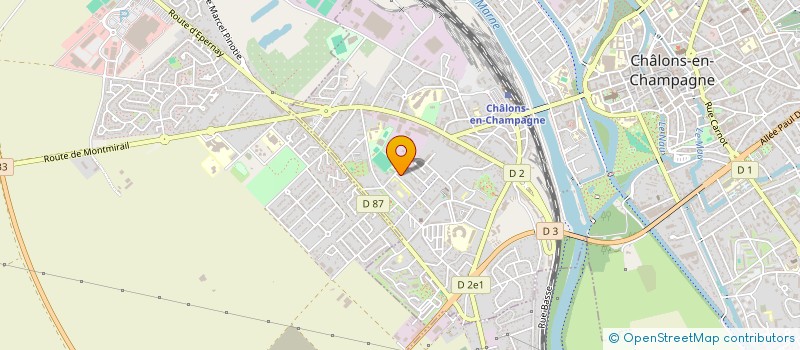 localisation de l'entreprise SCI LES ROZIERS  CHALONS-EN-CHAMPAGNE