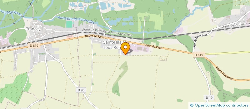 localisation de l'entreprise SCI LES RUCHELATS  SAINT-HILAIRE-SOUS-ROMILLY