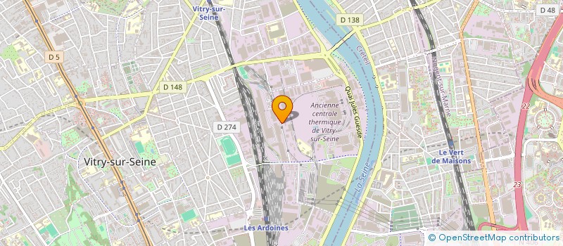 localisation de l'entreprise SCI LES RUCHETS  VITRY-SUR-SEINE