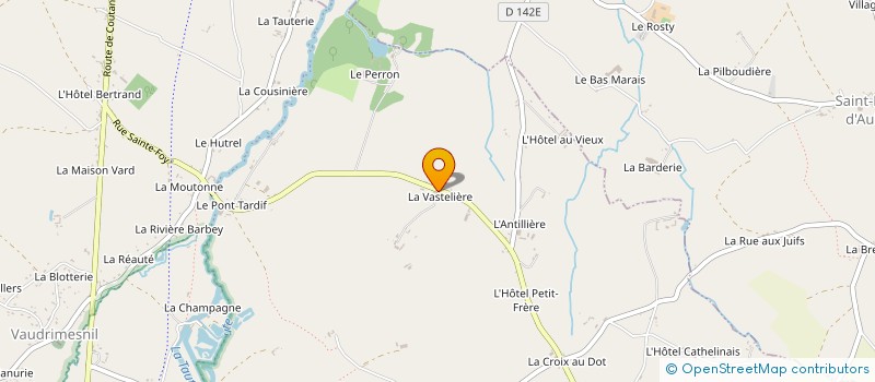 localisation de l'entreprise SCI LES RUETTES à SAINT-SAUVEUR-VILLAGES