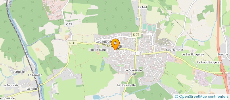 localisation de l'entreprise SCI LES RUISSEAUX  LAILLE