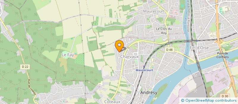 localisation de l'entreprise SCI LES RUISSEAUX D ANDRESY  ANDRESY