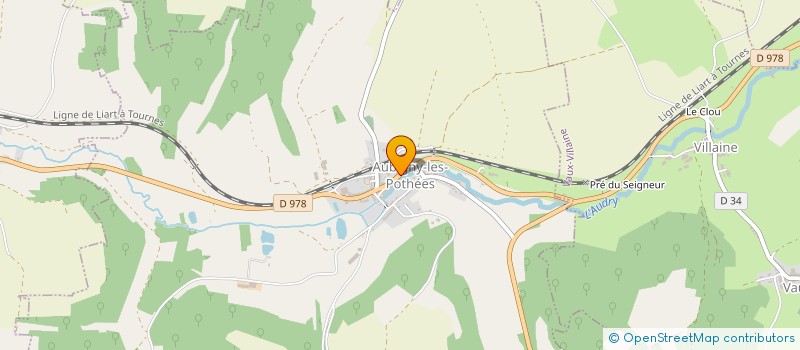 localisation de l'entreprise SCI LES RUISSEAUX DES POTHEES  AUBIGNY-LES-POTHEES