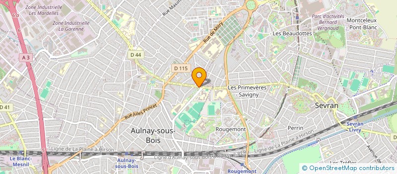 localisation de l'entreprise SCI LES RUISSO à AULNAY-SOUS-BOIS