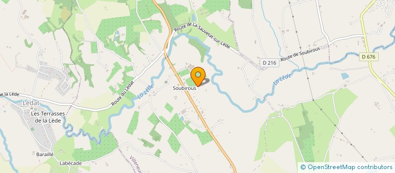 localisation de l'entreprise SCI LES SABELLES  VILLENEUVE SUR LOT