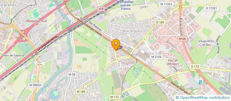 localisation de l'entreprise SCI LES SABINES à LATTES