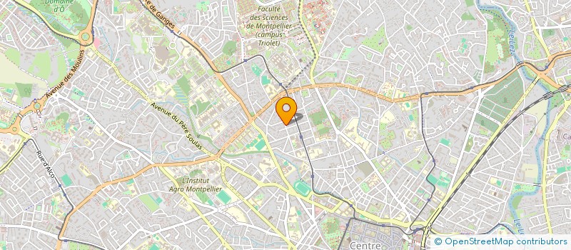 localisation de l'entreprise SCI LES SABINES DE PEROLS à MONTPELLIER