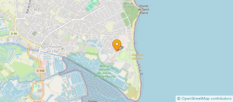 localisation de l'entreprise SCI LES SABLEAUX  NOIRMOUTIER-EN-L'ILE