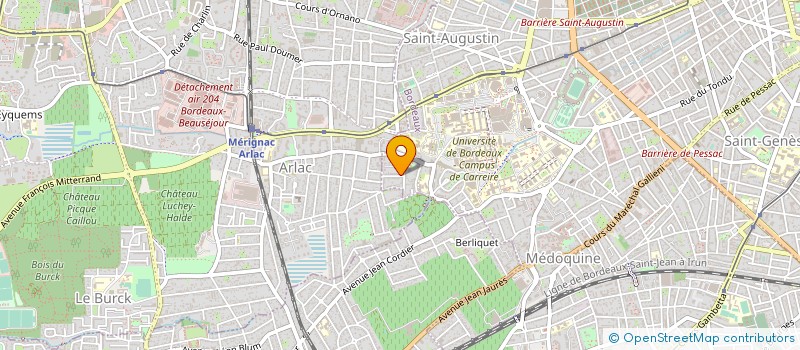 localisation de l'entreprise SCI LES SABLES à BORDEAUX