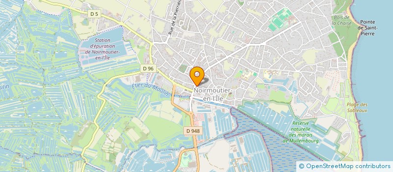 localisation de l'entreprise SCI LES SABLES à NOIRMOUTIER-EN-L'ILE