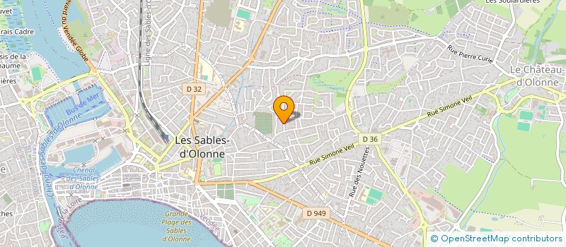 localisation de l'entreprise SCI LES SABLES à LES SABLES D'OLONNE