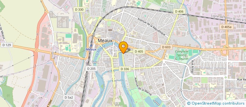 localisation de l'entreprise SCI LES SABLES à MEAUX