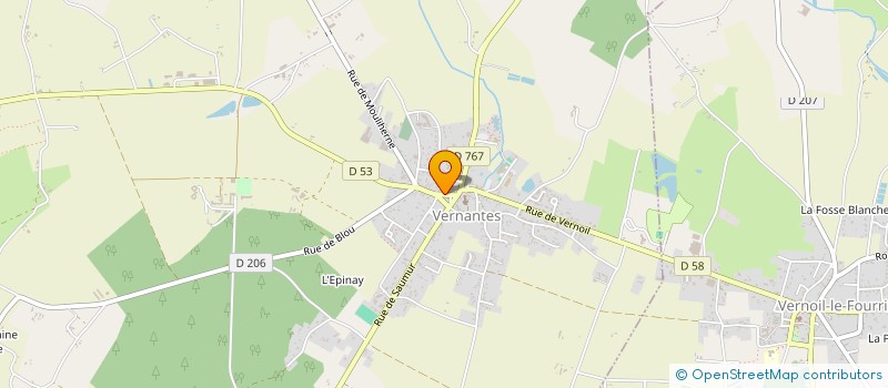 localisation de l'entreprise SCI LES SABLES à VERNANTES