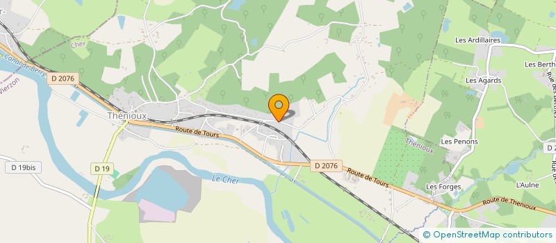 localisation de l'entreprise SCI LES SABLES  THENIOUX