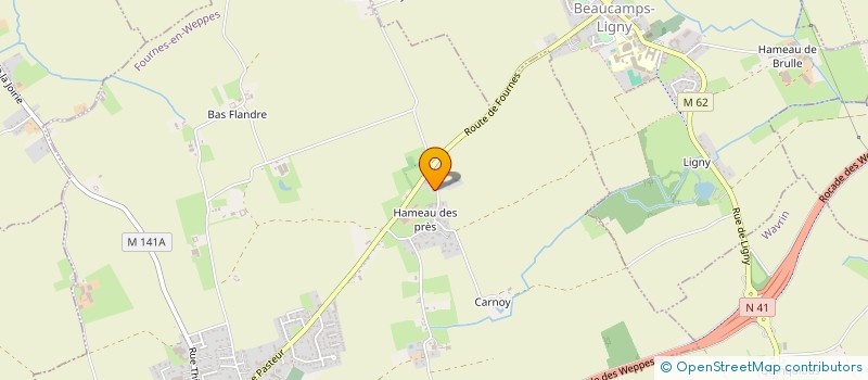 localisation de l'entreprise SCI LES SABLES  LILLE