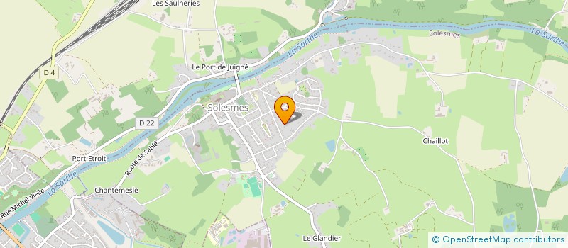 localisation de l'entreprise SCI LES SABLES à SOLESMES
