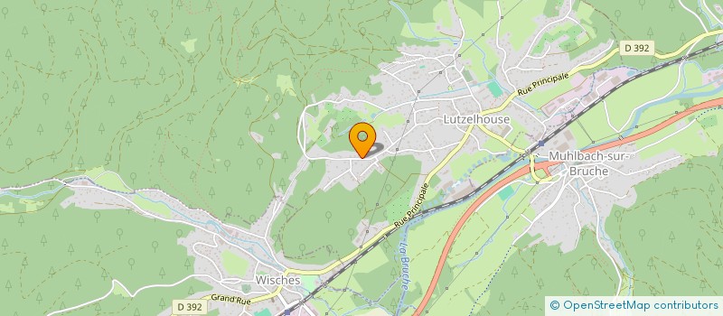 localisation de l'entreprise SCI LES SABLES  LUTZELHOUSE