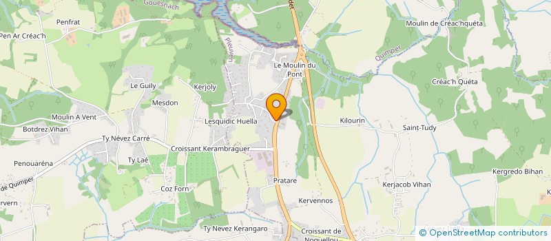 localisation de l'entreprise SCI LES SABLES BLANCS  PLEUVEN