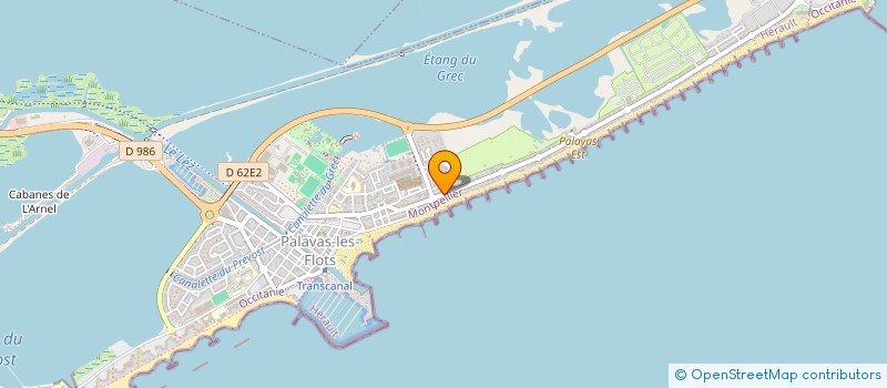 localisation de l'entreprise SCI LES SABLES D'OR à PALAVAS-LES-FLOTS