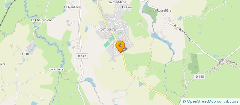 localisation de l'entreprise SCI LES SABLES ROUGES  POMPAIRE