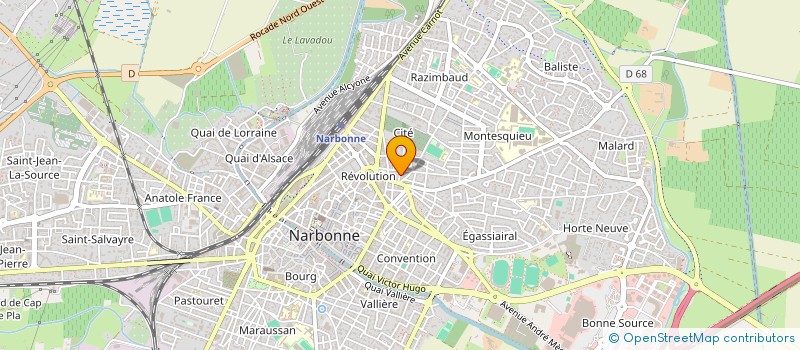 localisation de l'entreprise SCI LES SABLETTES à NARBONNE