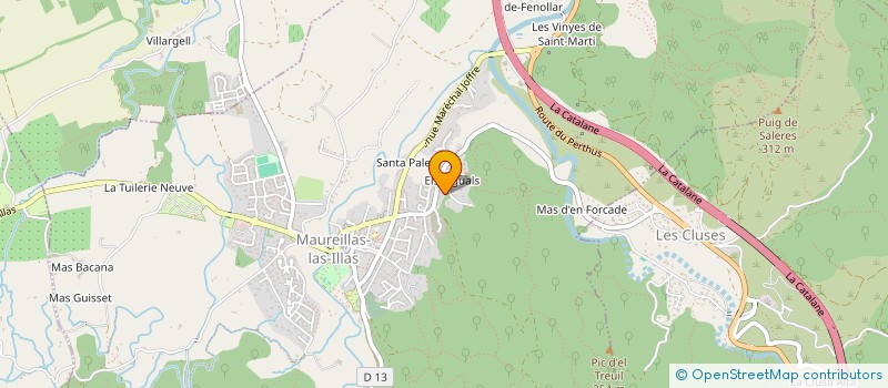 localisation de l'entreprise SCI LES SABLETTES MARCO  MAUREILLAS-LAS-ILLAS