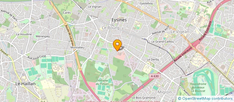 localisation de l'entreprise SCI LES SABLIERES  EYSINES