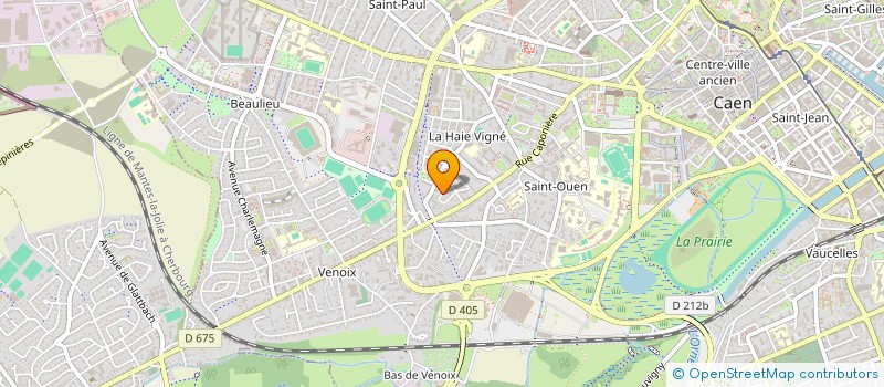 localisation de l'entreprise SCI LES SABLONS  CAEN