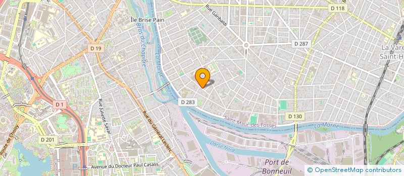 localisation de l'entreprise SCI LES SABLONS à SAINT-MAUR-DES-FOSSES