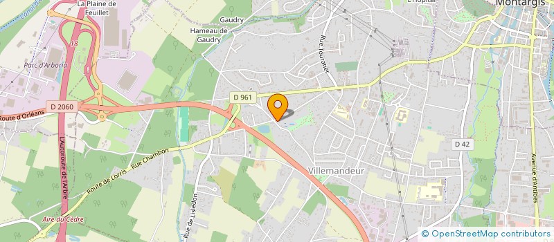 localisation de l'entreprise SCI LES SABLONS à VILLEMANDEUR