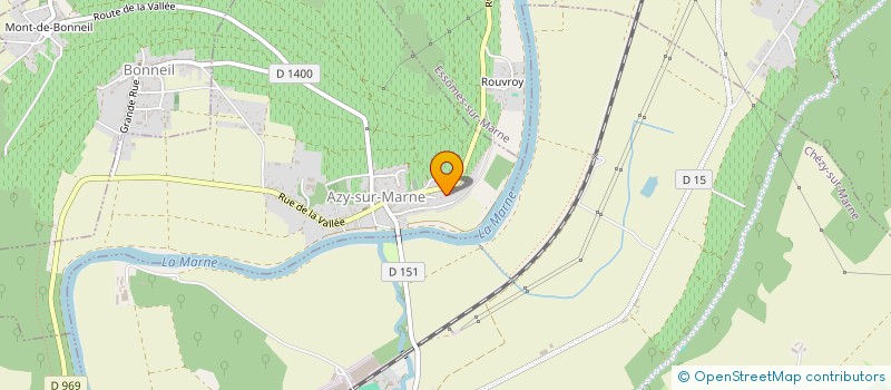 localisation de l'entreprise SCI LES SABLONS  AZY-SUR-MARNE