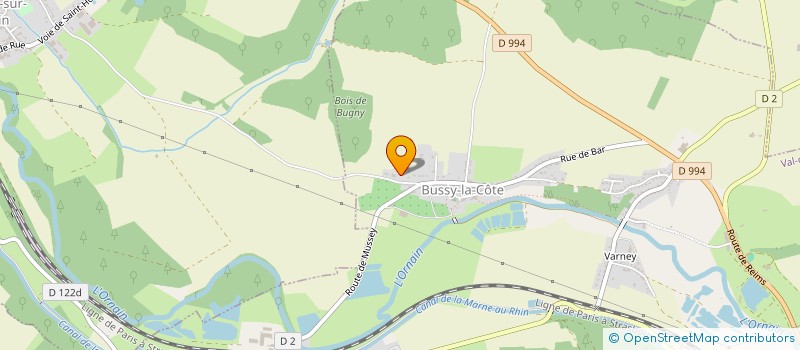 localisation de l'entreprise SCI LES SABLONS à VAL-D'ORNAIN