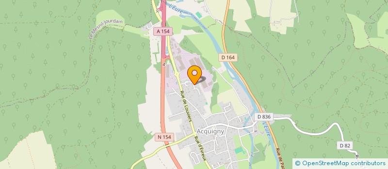 localisation de l'entreprise SCI LES SABLONS  ACQUIGNY