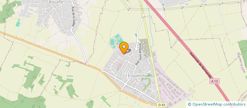 localisation de l'entreprise SCI LES SABLONS  ECQUEVILLY